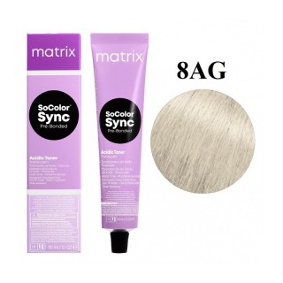 Тонер на кислотній основі для волосся  8AG Matrix Color Sync бежевий 90 мл