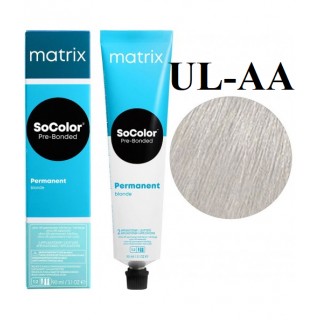 Стійка крем-фарба Matrix SOCOLOR.Pre-Bonded ULtra blonde UL-AA Глибокий попелястий 90 мл