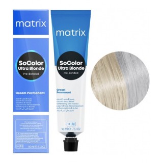 Стійка крем-фарба Matrix SOCOLOR. Pre-Bonded ULtra blondе UL-A+ Блонд попелястий + 90 мл