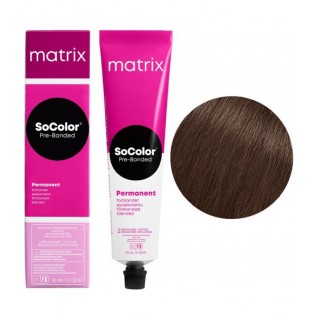 Стійка крем-фарба Matrix Socolor Pre-Bonded 4MV Шатен моко перламутровий 90 мл