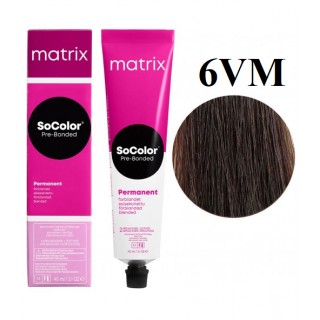 Стійка крем-фарба Matrix Socolor Pre-Bonded 6VM Темний блондин перламутрово-пелястий 90 мл