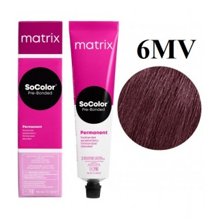 Стійка крем-фарба Matrix Socolor Pre-Bonded 6MV Темний блондин мока фіолетовий 90 мл