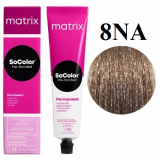Стійка крем-фарба Matrix Socolor Pre-Bonded 8NA Світлий блондин натуральний попелястий 90 мл