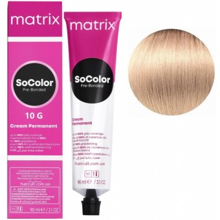 Крем-фарба для волосся MATRIX SoColor Pre-Bonded 10G екстрасвітлий блондин золотистий 90 мл