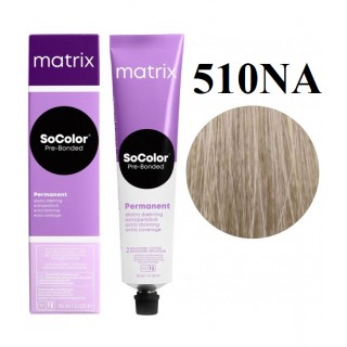 Стійка крем фарба Matrix SOCOLOR Pre-Bonded Extra Coverage 510NA Світлий блондин попелястий 90 мл