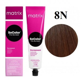 Стійка крем-фарба Matrix Socolor Pre-Bonded 8N Світлий блондин натуральний 90 мл