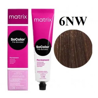 Стійка крем-фарба Matrix Socolor Pre-Bonded 6Nw Темний блондин натуральний теплий 90 мл