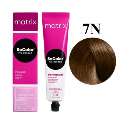 Стійка крем-фарба Matrix Socolor Pre-Bonded 7N Блондин нейтральний 90 мл