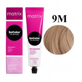 Стійка крем-фарба Matrix Socolor Pre-Bonded 9M Дуже світлий блондин моко шоколадний 90 мл
