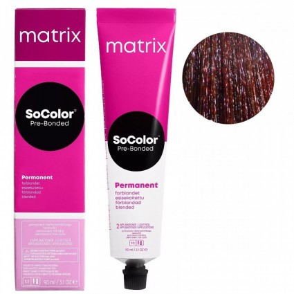 Стійка крем-фарба Matrix Socolor Pre-Bonded 5M Світлий шатен моко 90 мл Стійка крем-фарба Matrix Socolor Pre-Bonded 5M Світлий шатен моко 90 мл