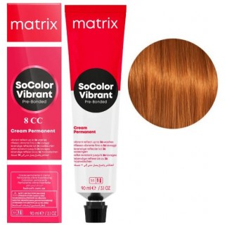 Стійка крем-фарба Matrix Socolor Pre-Bonded 8CC Світлий блондин мідний інтенсивний 90 мл