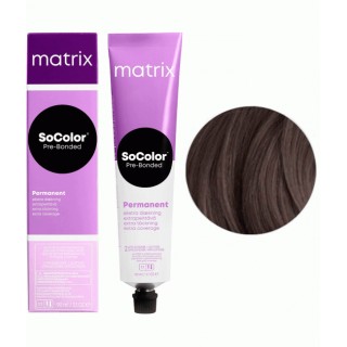 Стійка крем фарба для волосся Matrix SOCOLOR.Pre-Bonded Extra Coverage 504NW 90 мл