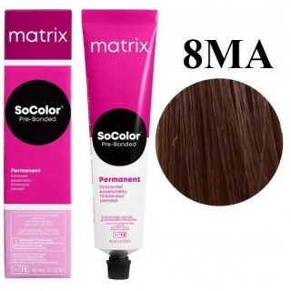 Стійка крем-фарба Matrix Socolor Pre-Bonded 8MA Світлий блондин моко попелястий 90 мл