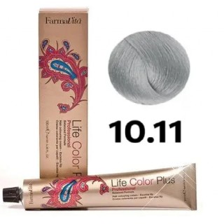 Стійка крем-фарба Farmavita Life Color Plus 10.11 Платиновий блондин інтенcивно-попелястий 100 мл