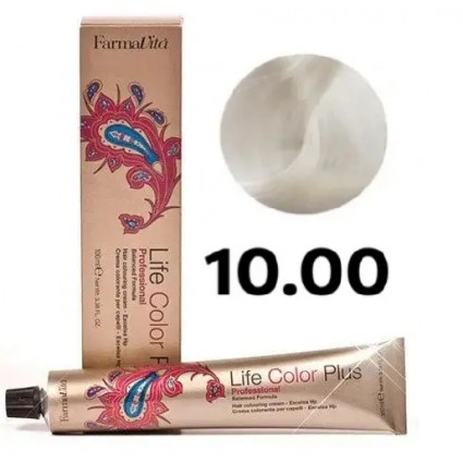 Стійка крем-фарба Farmavita Life Color Plus 10.00 Heйтpaльний 100 мл