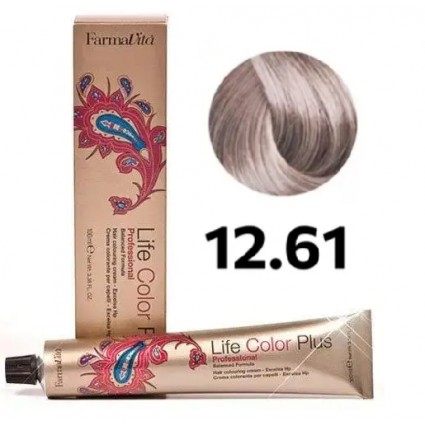 Стійка крем-фарба Farmavita Life Color Plus 12.61 Рожевий глянeць 100 мл Стійка крем-фарба Farmavita Life Color Plus 12.61 Рожевий глянeць 100 мл