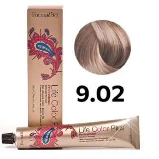 Стійка крем-фарба Farmavita Life Color Plus 9.02 Дуже світлий блондин перлинний 100 мл
