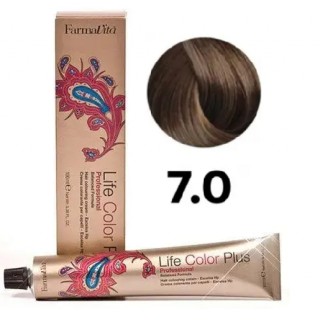 Стійка крем-фарба Farmavita Life Color Plus 7.0 Блондин 100 мл