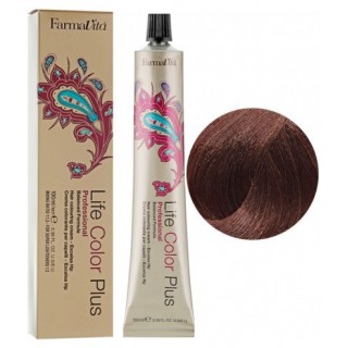 Стійка крем-фарба Farmavita Life Color Plus 6.4 Темний блондин мідний 100 мл