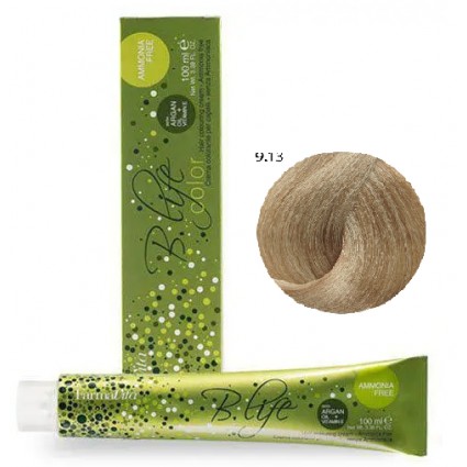 Безаміачна крем-фарба FarmaVita B.Life Color 9.13 Дуже світлий блондин коричневий 100 мл