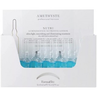 Лосьйон для живлення і блиску для сухого тьмяного та ослабленого волосся Farmavita Amethyste Nutri Luminescence Lotion 12x8 мл