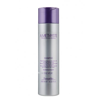 Шампунь для сивого і освітленого волосся FarmaVita Amethyste Silver Shampoo 250 мл Шампунь для сивого і освітленого волосся FarmaVita Amethyste Silver Shampoo 250 мл