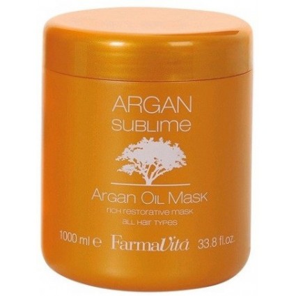 Маска для волосся з аргановою олією Farmavita Argan Sublime Mask 1000 мл Маска для волосся з аргановою олією Farmavita Argan Sublime Mask 1000 мл