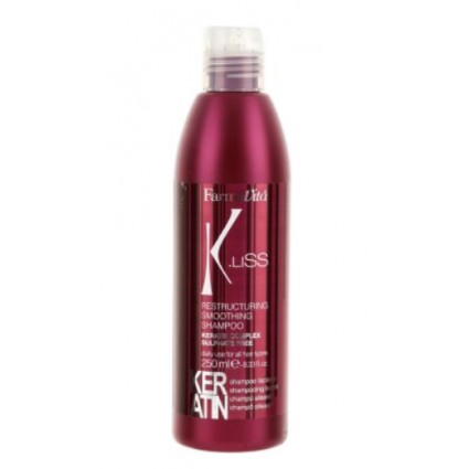 Шампунь для волосся випрямляє з кератином Farmavita K.Liss Restructuring Smoothing Keratin Shampoo 250 мл Шампунь для волосся випрямляє з кератином Farmavita K.Liss Restructuring Smoothing Keratin Shampoo 250 мл
