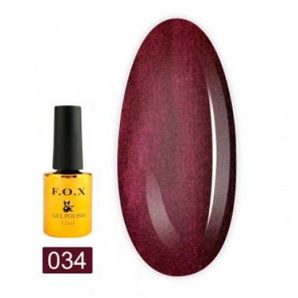 034 F. O. X gel-polish gold Pigment 12мл