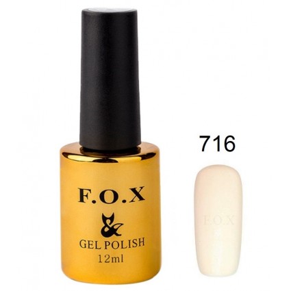 716 F.O.X gel-polish gold French 12 мл 716 F.O.X gel-polish gold French 12 мл