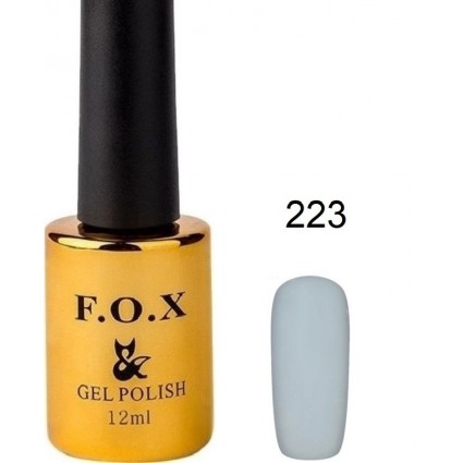 Гель-лак F.O.X Gel Polish Gold Pigment 223 лілово-сірий 12 мл Гель-лак F.O.X Gel Polish Gold Pigment 223 лілово-сірий 12 мл