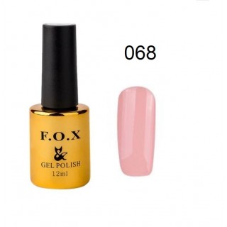 Гель-лак F.O.X Gel Polish Gold Pigment 068 персиково-бежевий 12 мл