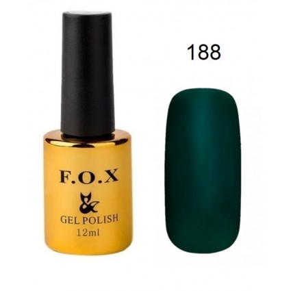 Гель-лак F.O.X Gel Polish Gold Pigment 188 темно-смарагдовий 12 мл Гель-лак F.O.X Gel Polish Gold Pigment 188 темно-смарагдовий 12 мл