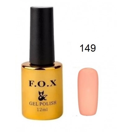 Гель-лак F.O.X Gel Polish Gold Pigment 149 рожево-жовтогарячий 12 мл