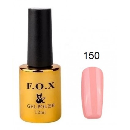 Гель-лак F.O.X Gel Polish Gold Pigment 150 блідо-рожевий 12 мл