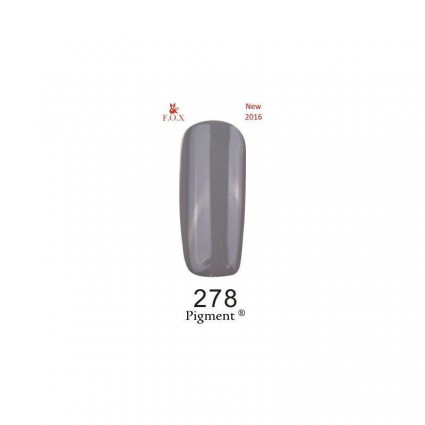 Гель-лак F.O.X Gel Polish Gold Pigment 278 сірий 12 мл