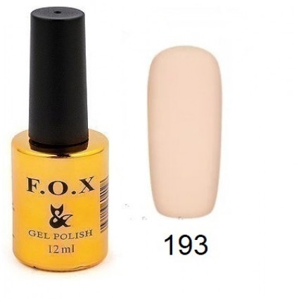 Гель-лак F.O.X Gel Polish Gold Pigment 193 персиковий 12 мл