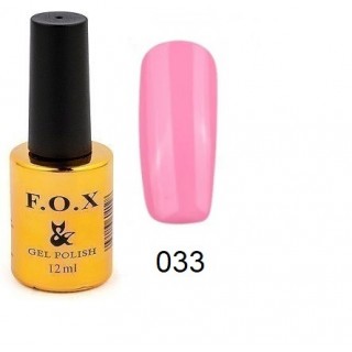 Гель-лак F.O.X Gel Polish Gold Pigment 033 рожевий 12 мл