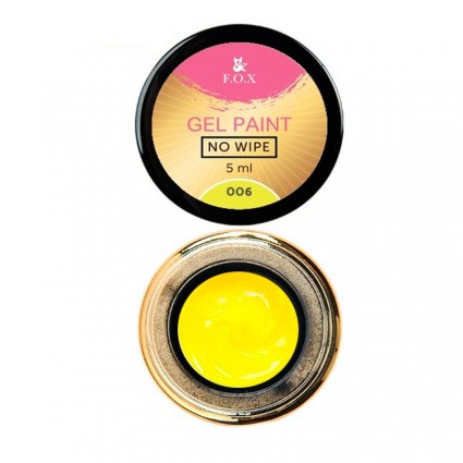 Гель-фарба без липкого шару F.O.X Gel paint No Wipe 006 5 мл