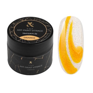 Гель-фарба вітражна F.O.X Art-paint Vitrage Orange 10 мл