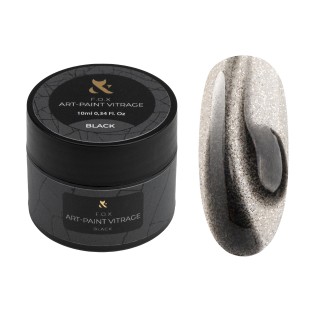Гель-фарба вітражна F.O.X Art-paint Vitrage Black 10 мл