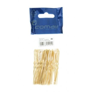 3150076 Шпильки Comair золотисті товсті 6,5 см 50шт