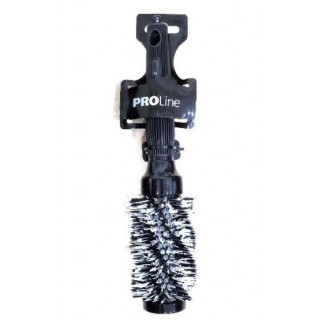 Гребінець-щітка брашинг Proline керамічний BAN9705 чорно-білий щетина