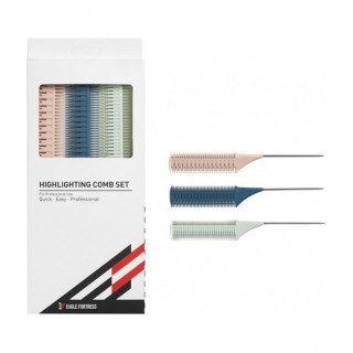 Набір гребінців для мікромелірування Proline Eagle Fortress Highlighting Comb Set