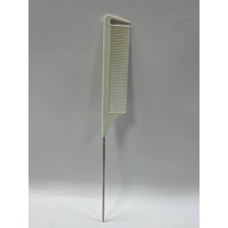 Гребінець керамічний Proline GCC71039 шпикуль металевий білий 23 см