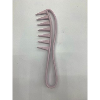 Гребінець рожевий з ручкою та великими зубцями Proline  ECO-75535