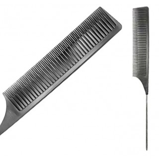 Гребінець для вуального мелірування з металічним хвостиком-шпикулем PROline ABC-21239