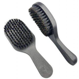 Вигнута щітка з дерев'яною ручкою Barber PROline WB558-01