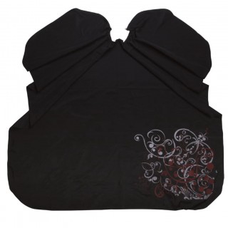 Пеньюар Proline Візерунок чорний д.109 ш.136