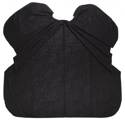 Пеньюар Proline Чорний графічний візерунок д.109 ш.136 Пеньюар Proline Чорний графічний візерунок д.109 ш.136